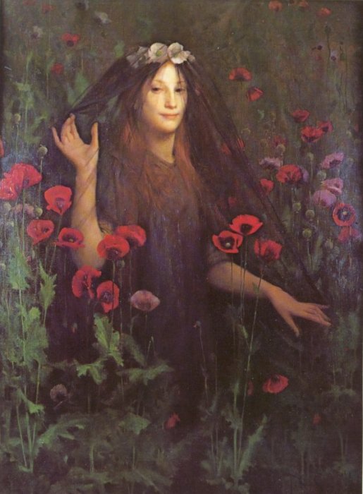 Thomas Cooper Gotch, Death the Bride, 1894-5