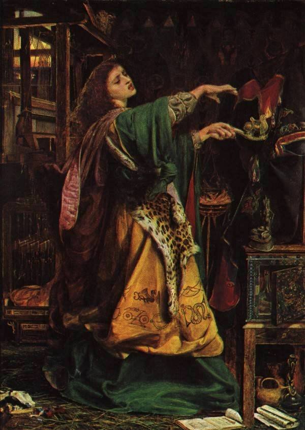 Frederic Sandys, Morgan le Fay, 1864
