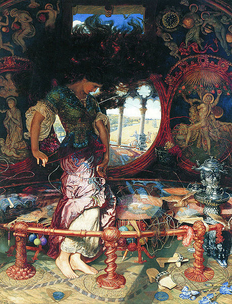William Holman Hunt, The Lady of Shalott, 1905