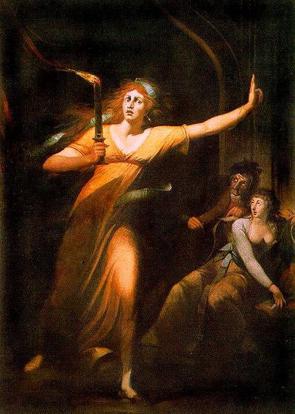 Johann Heinrich Füssli, Die Schlafwandelnde Lady Macbeth ,1781-84