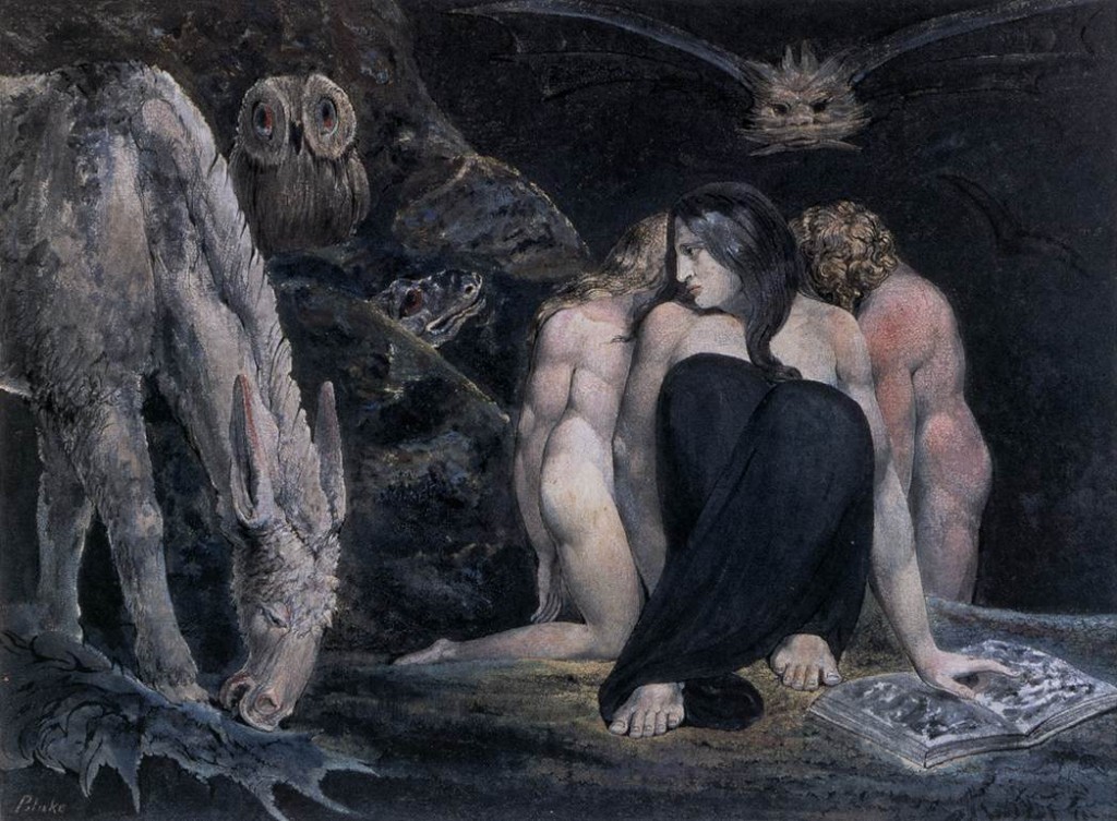 William Blake, Hecate of the Three Fates, 1795