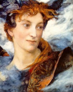 Edgar Maxence, Tete Divine, 19th Century