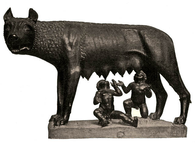 The Wolf Nursing Remus and Romulus